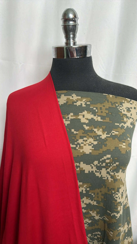 RED/CAMO BUNDLE : 2YD Camo DBP & 2YD Red DBP : A29754
