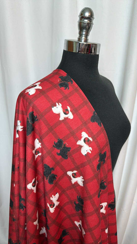 Scottie Dogs - PRS French Terry - By the Yard