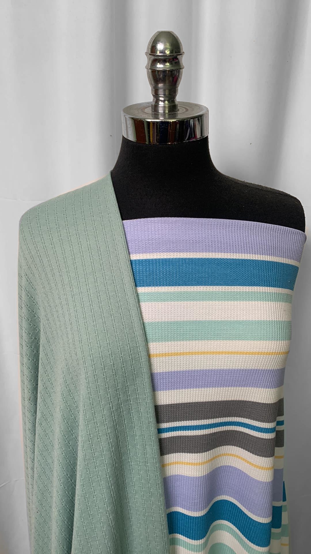 FANCY RIB/STRIPE BUNDLE : 2YD Fancy Rib SK & 2YD Stripe Thermal : A228 ...