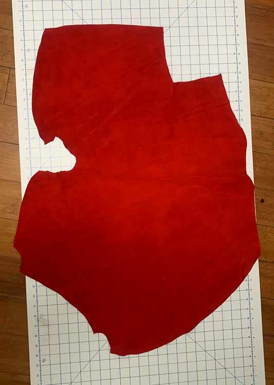 True Red - Suede - 4.8 sq ft - L007