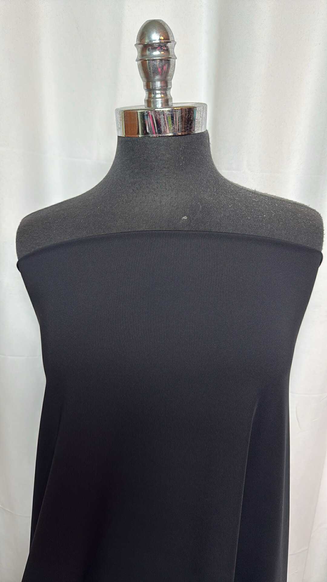 Black - Poly/Spandex Yoga Performance - 2 Yard Cut