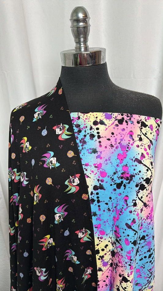 SPLATTER/UNICORN BUNDLE : 2YD Splatter DBP & 2YD Unicorn DBP : A30196