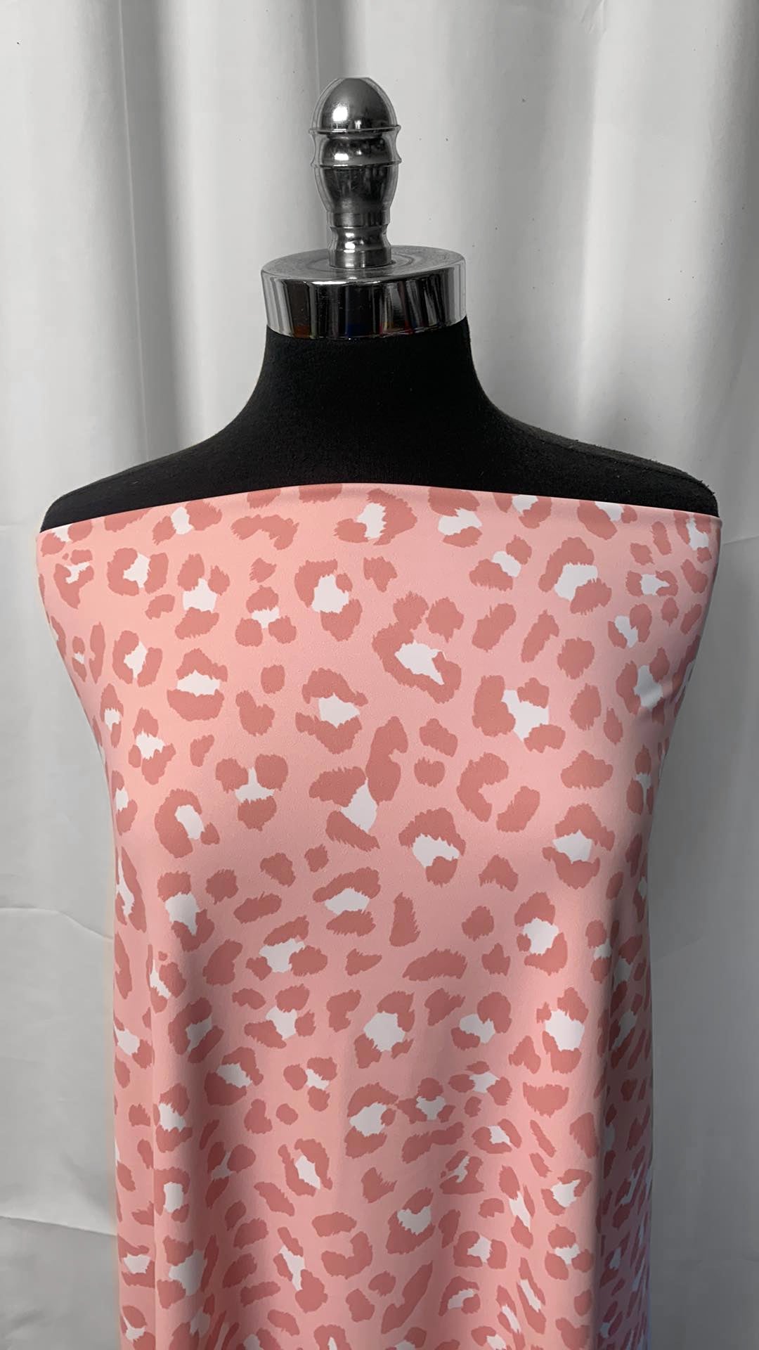 Blush Leopard - Recycled Poly/Spandex Performance - By the Yard
