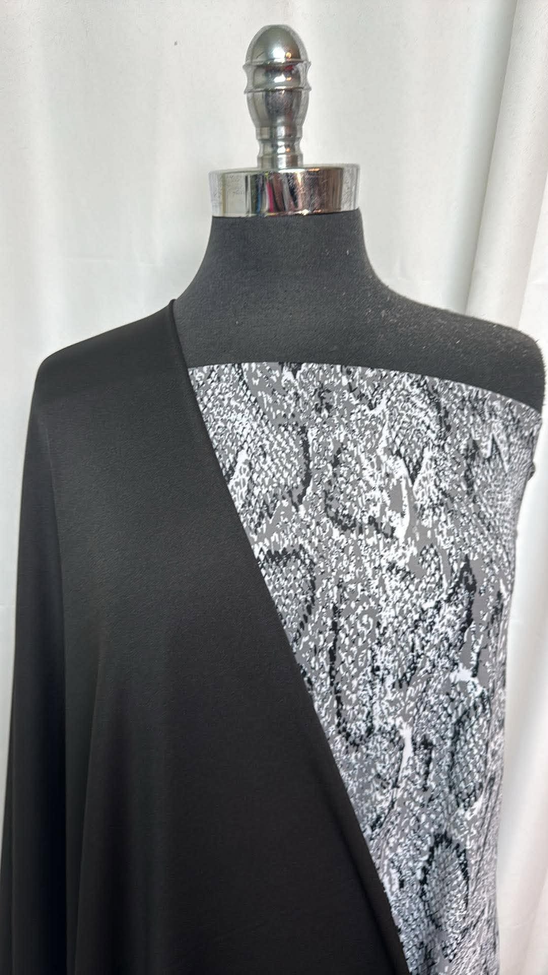 BLACK/OMBRE SNAKE BUNDLE : 2YD Ombre Snake Yoga PF & 2YD Black Featherweight PF : A30610