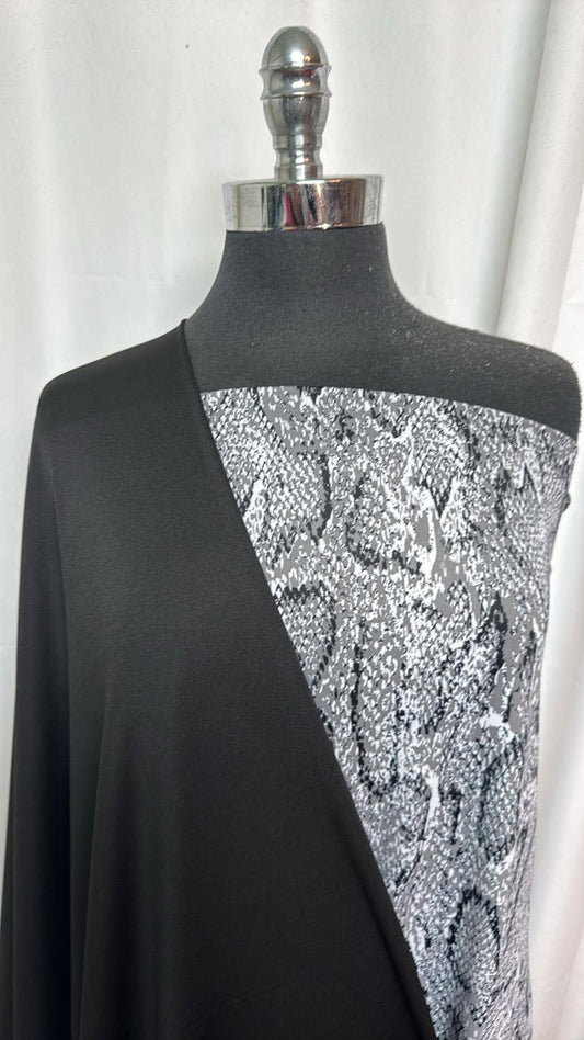 BLACK/OMBRE SNAKE BUNDLE : 2YD Ombre Snake Yoga PF & 2YD Black Featherweight PF : A30610