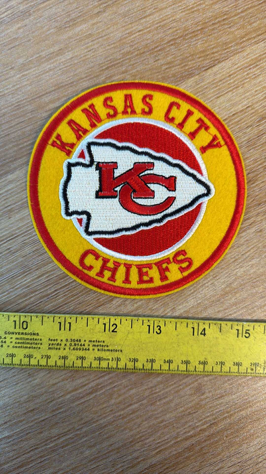 Chiefs - IRON-ON Embroidered Patch - Sold Individually