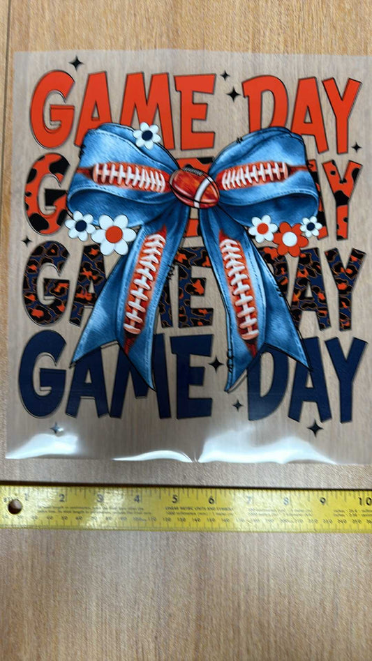 Game Day - Iron On Decal - Sold Individually