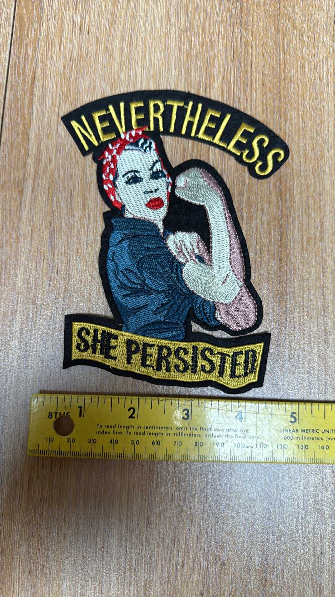 She Persisted - IRON-ON Patch - Sold Individually