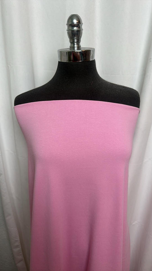 Pink - Cotton/Spandex - 2 Yard Cut