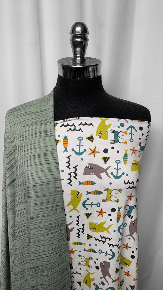 SPACE & SEA BUNDLE : 2YD Space Dye PRS FT & 2YD Sealife C/S : A25355