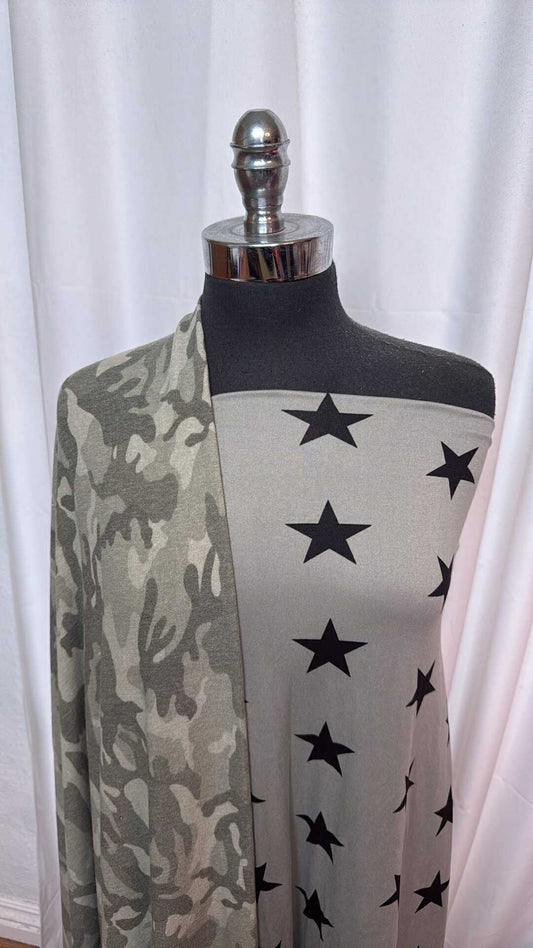 GREY STAR/CAMO BUNDLE : 2YD Camo PRS FT & 2YD Grey Star DBP : A27817