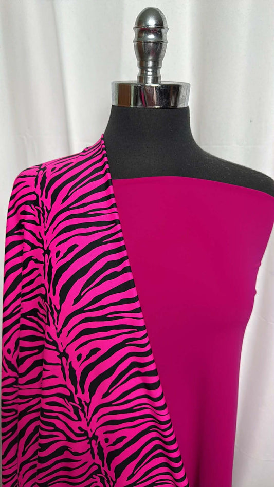 PINK/ZEBRA BUNDLE : 2YD Zebra N/S Swim & 2YD Pink N/S Swim : A29586