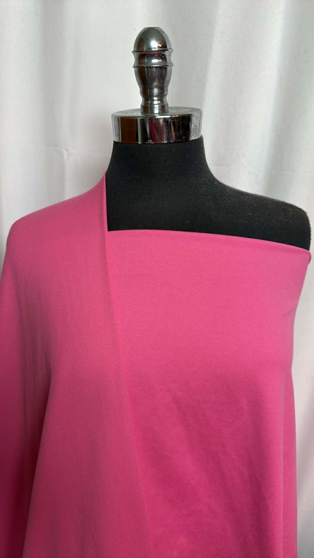 DOUBLE PINK BUNDLE : 1+YD Pink Peached PF & 1YD Pink Peached Rib : A29738
