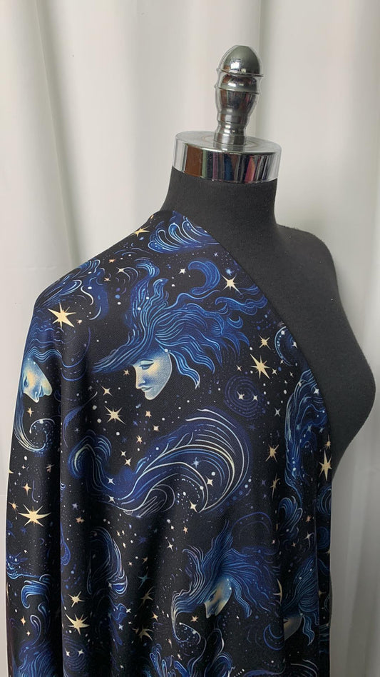 Celestial Series: 9 - Sport Fleece - 3 Yard Cut