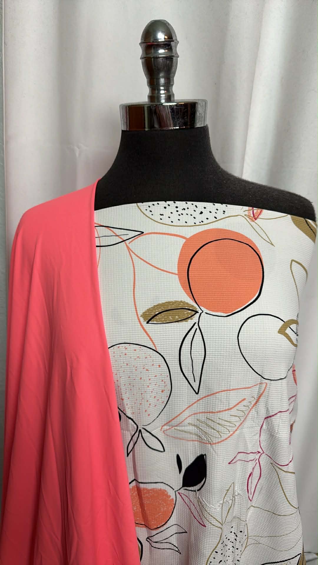 CORAL/FRUIT BUNDLE : 2YD Fruit Textured N/S Swim & 2YD Coral N/S Swim : A29830