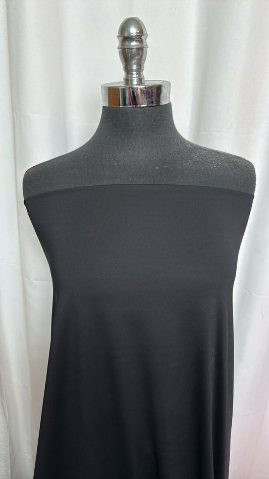 Black - Nylon/Spandex Swim LINING - 2 Yard Cut