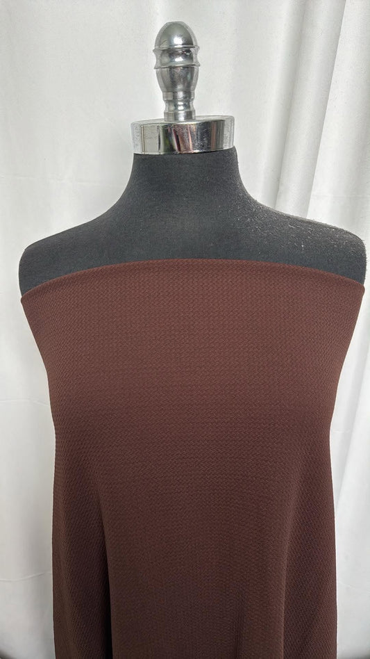 Brown - BULLET Knit - 2 Yard Cut