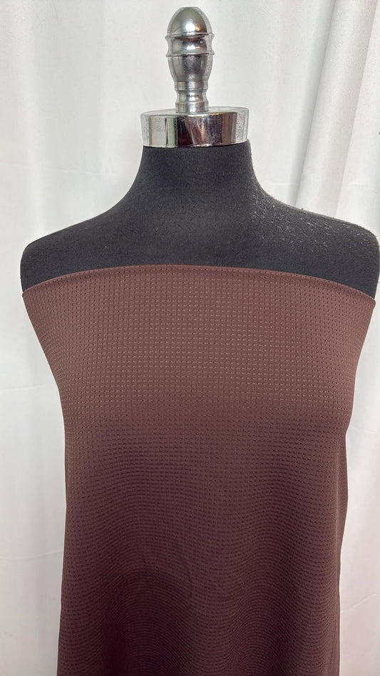 Brown - Performance Mesh - 2 Yard Cut
