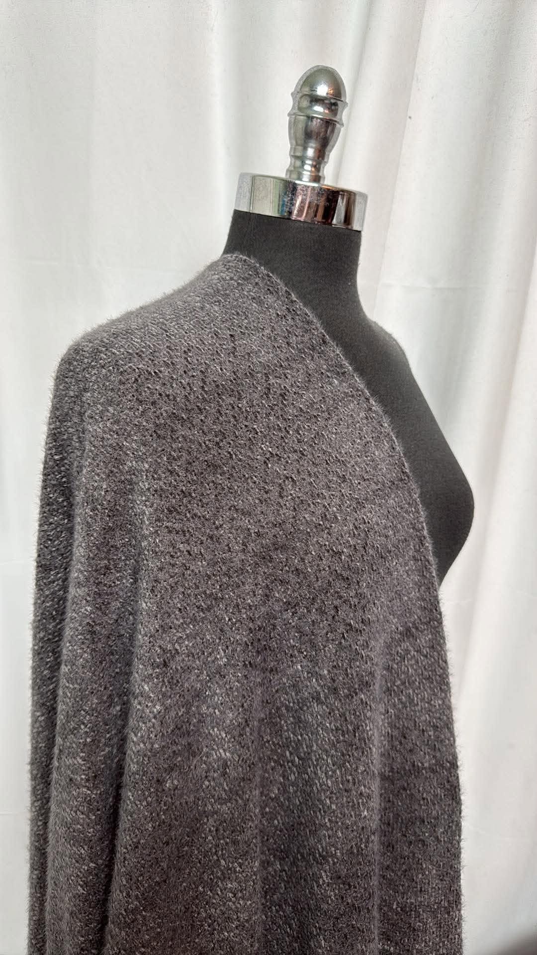 Charcoal - Chenille - 2 Yard Cut