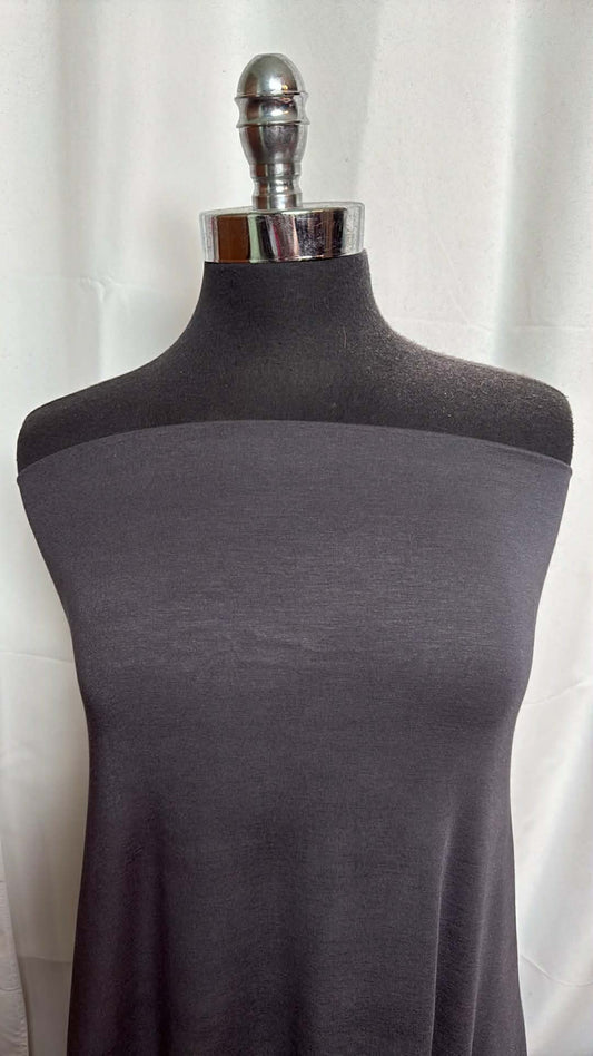 Charcoal - Modal/Spandex - 2 Yard Cut