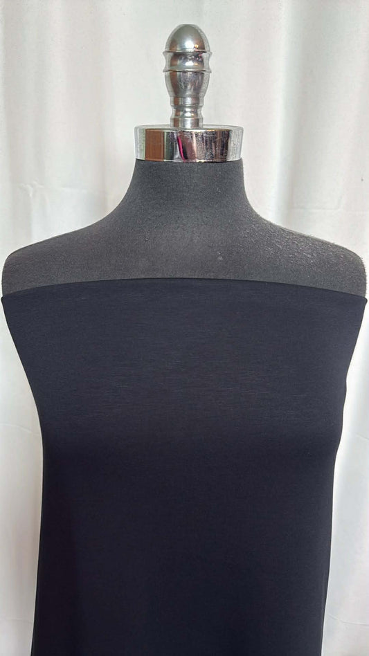 Black - Cupro Scuba - 2 Yard Cut