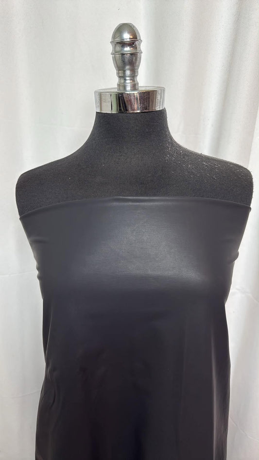 Dark Grey - Heavy Poly/Spandex with Foil - 2 Yard Cut