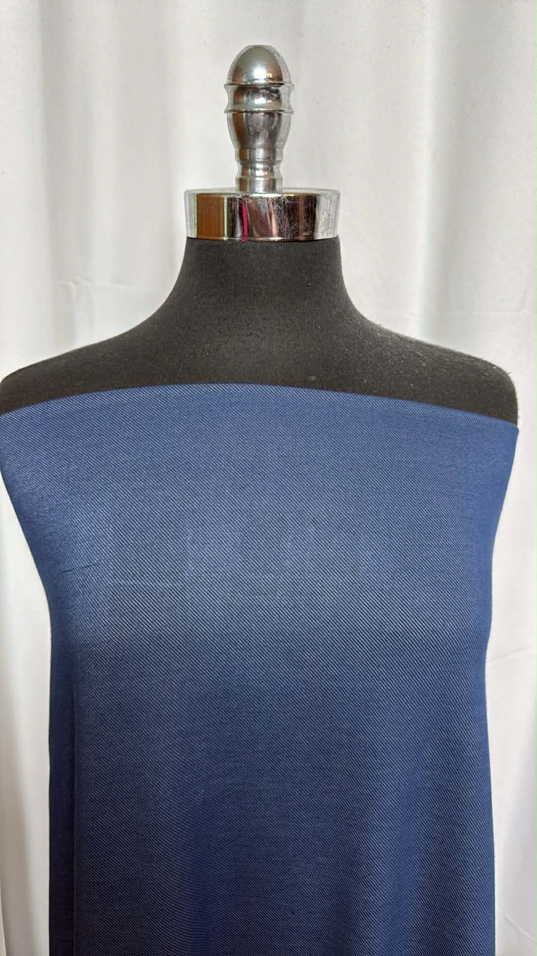 Deep Blue Poly/Rayon/Spandex Jegging - By the yard