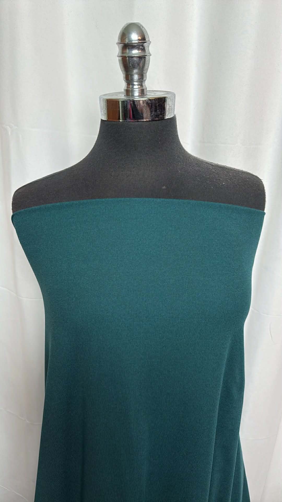 Deep Sea - Peached Performance Rib - By the Yard