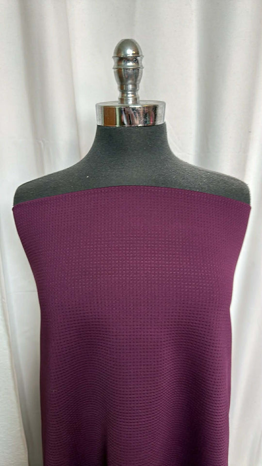 Eggplant - Performance Mesh - 2 Yard Cut