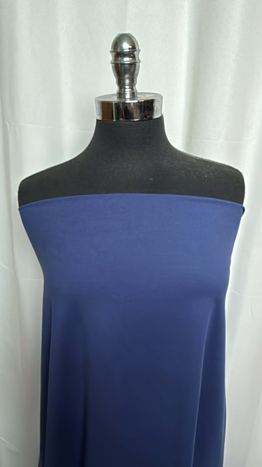 Eternal Blue - Peached Performance - By the 1/2 Yard