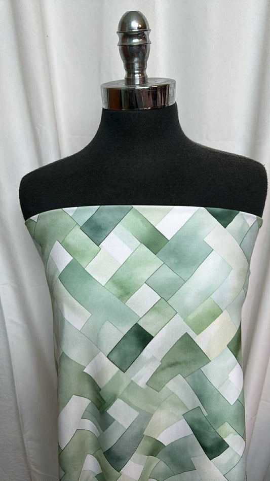 Eucalyptus Weave - Poly/Spandex Single Brushed Performance - 1 Yard Cut