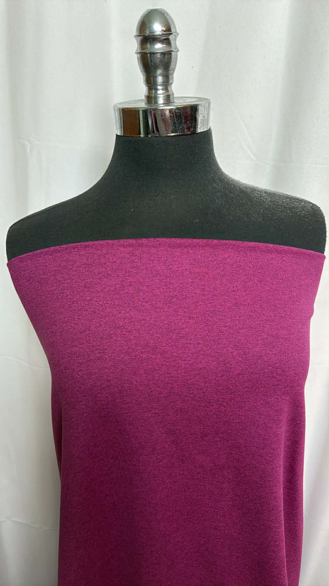 Festival Fuchsia/Dark Purple - Peached Performance - 2 Yard Cut