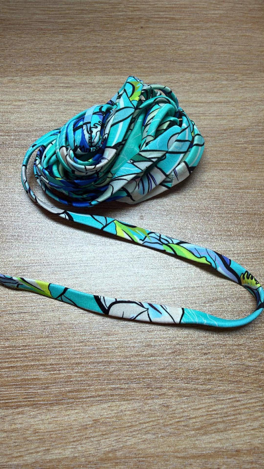 1/2” Nylon/Spandex Swim Straps w/Rubber Elastic Enclosed - 5 Yards