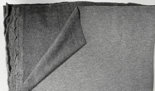 Grey - Sweatshirt Fleece - 1 Yard Cut
