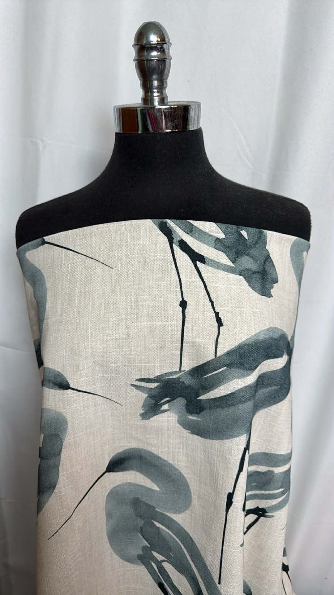 Flamingo - Heavy Linen-Blend Woven - 2 Yard Cut