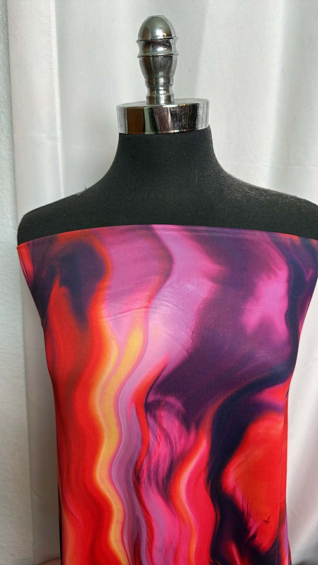 Purple/Red Abstract - ITY - 3 Yard Cut