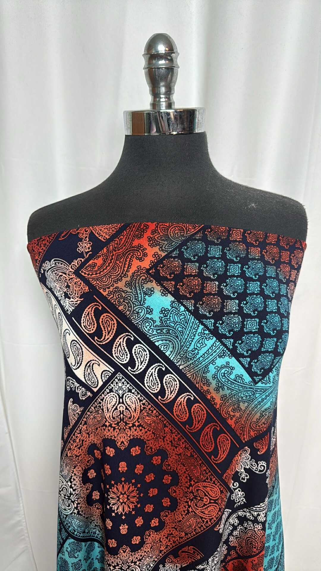 Tie Dye Bandana - ITY - 4 Yard Cut