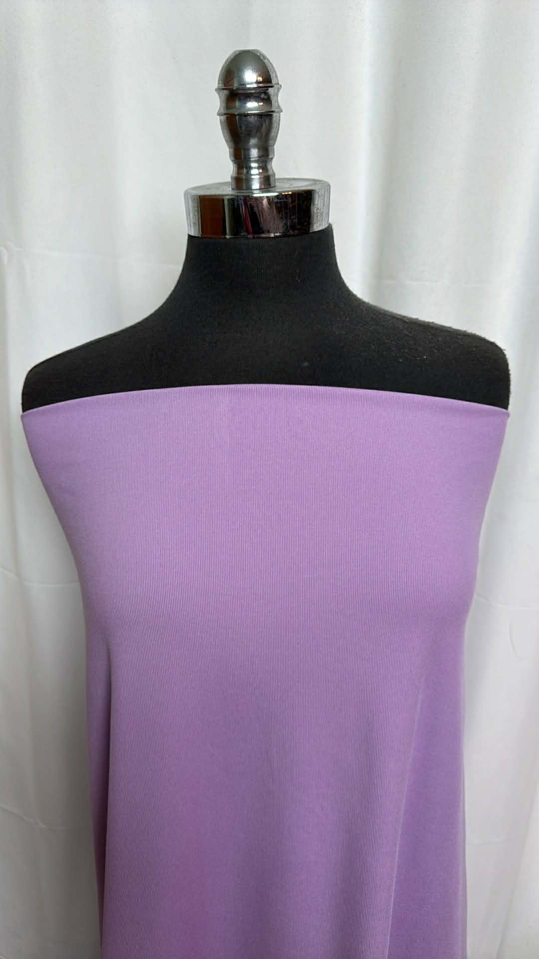 Lilac Petal - Peached Performance Rib - By the Yard