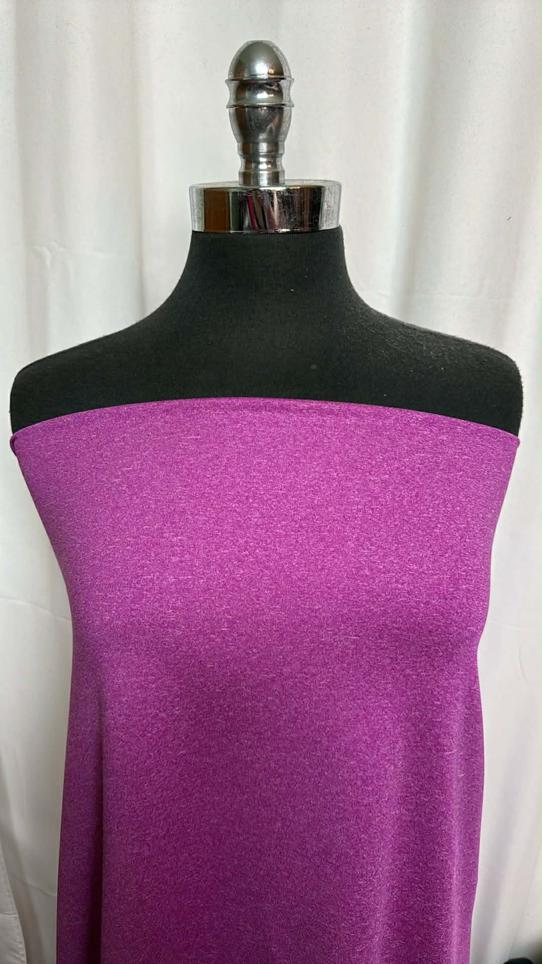Heathered Magenta - Heavy Performance - 2 Yard Cut