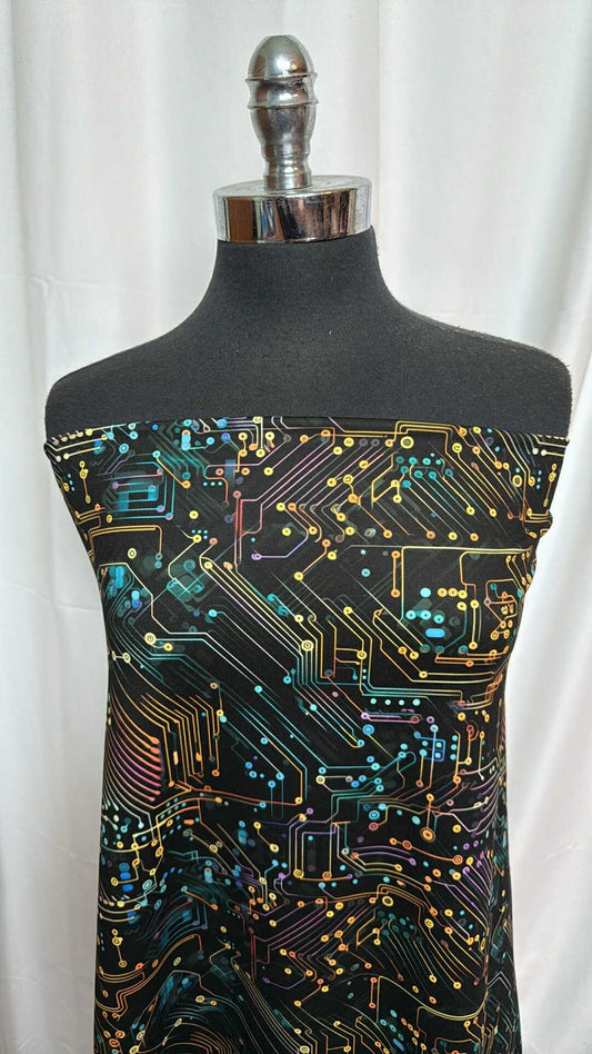 Multi Circuit Board - Peached Performance - 2 Yard Cut