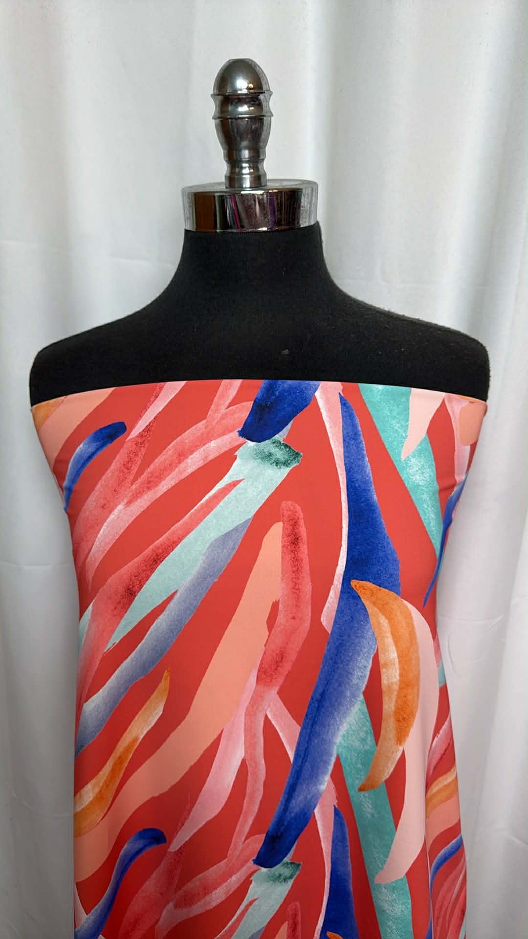 Multi Abstract - Nylon/Spandex Swim - 2 Yard Cut