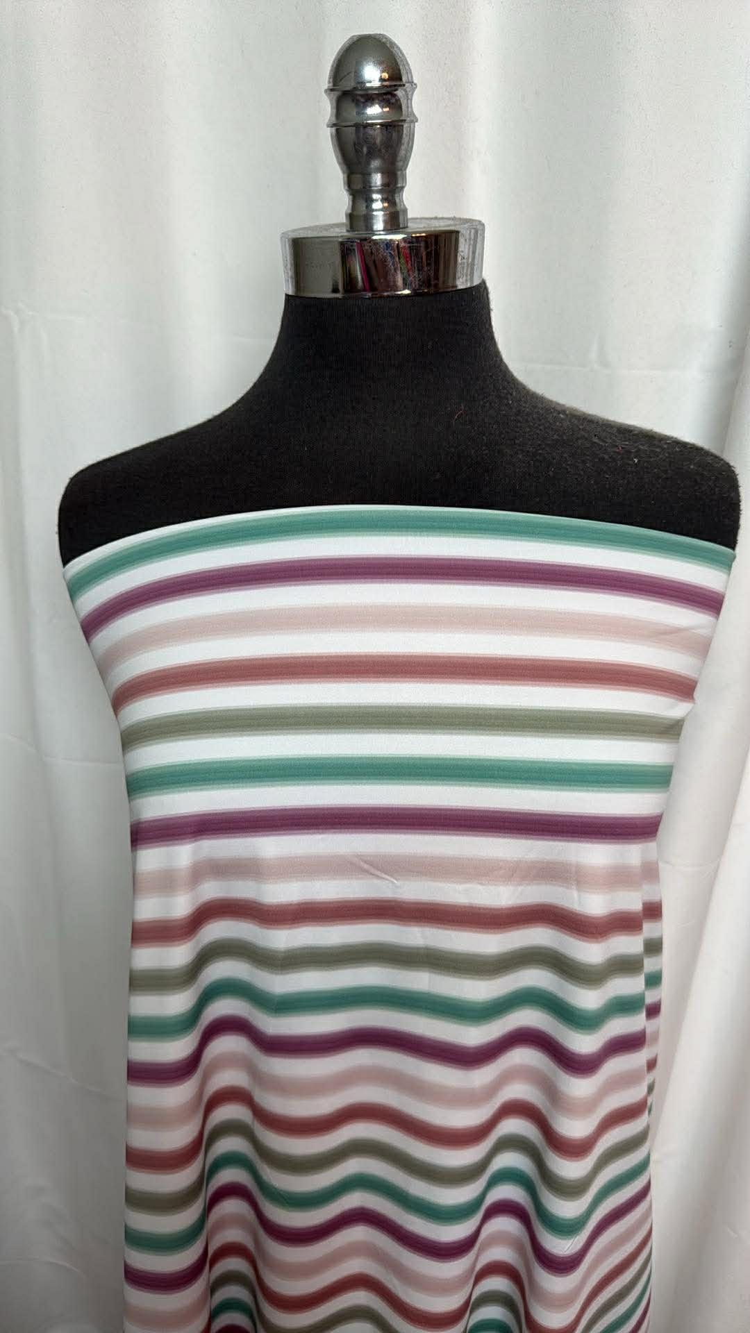 Stripes - Nylon/Spandex Swim - 2 Yard Cut