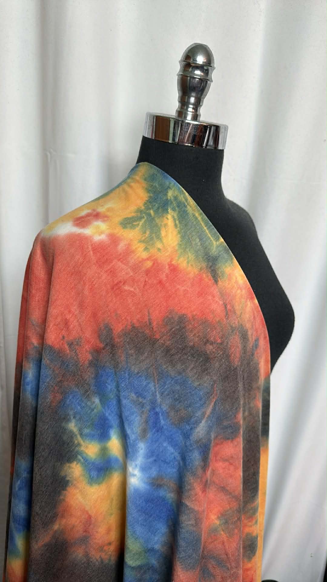 Multi-Color Tie Dye - PRS French Terry - 2 Yard Cut