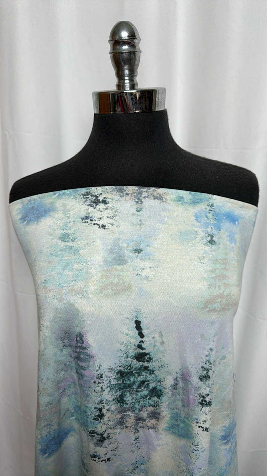 Painted Pines - PRS French Terry - 2 Yard Cut