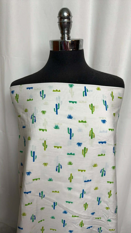 Cactus - Poly Wool Dobby (PWD) - 2 Yard Cut