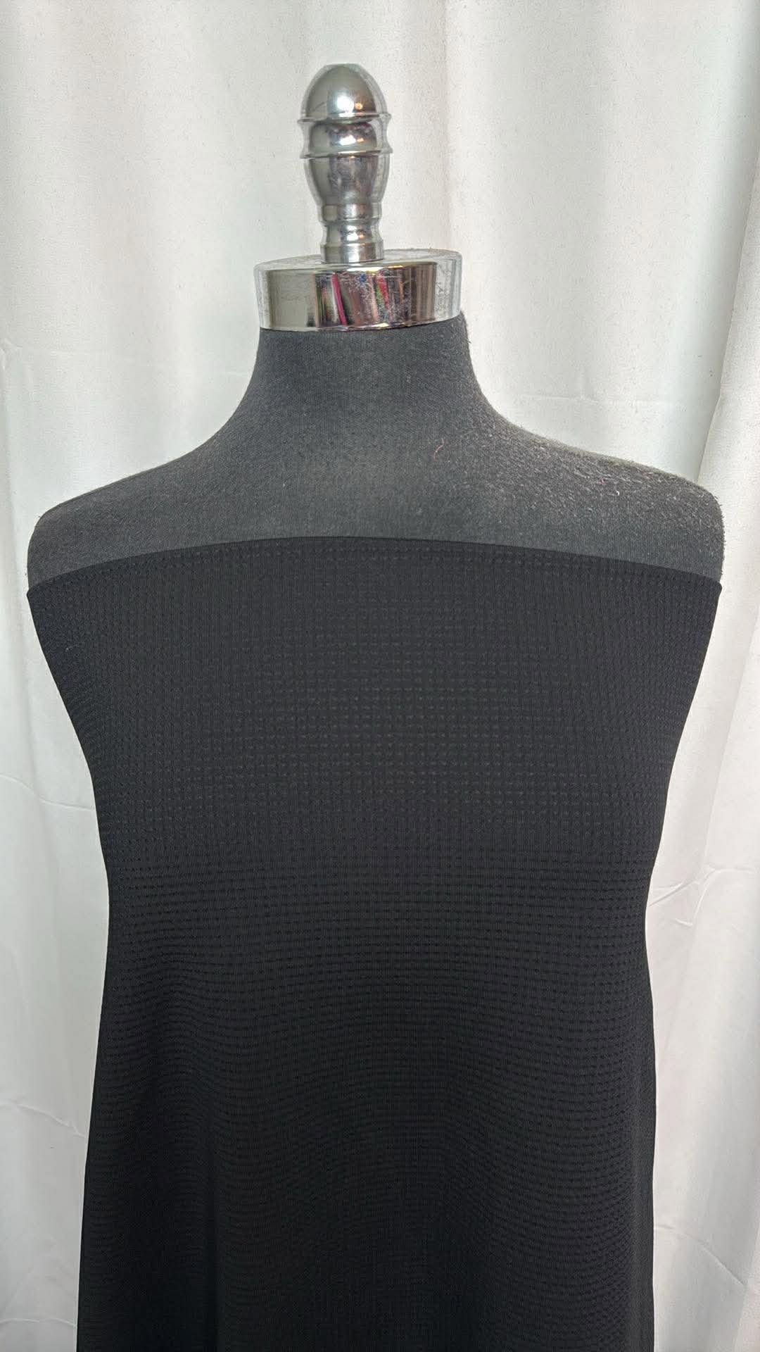 Black - Performance Mesh - 2 Yard Cut