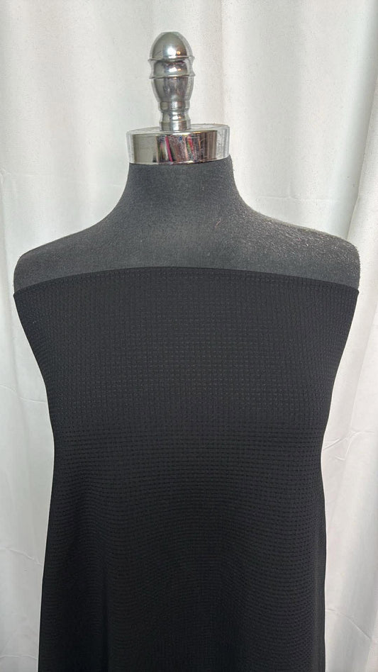 Black - Performance Mesh - 2 Yard Cut