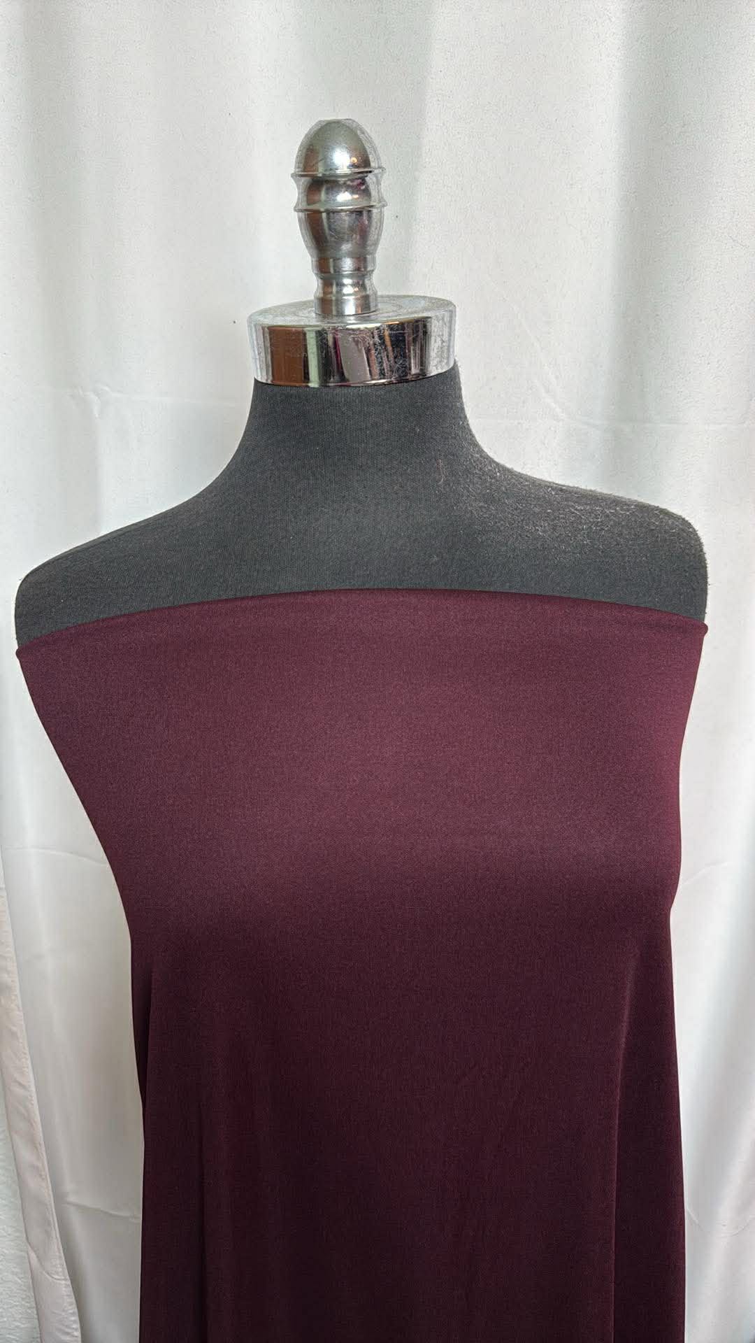 Burgundy - Poly Interlock Lining - 2 Yard Cut