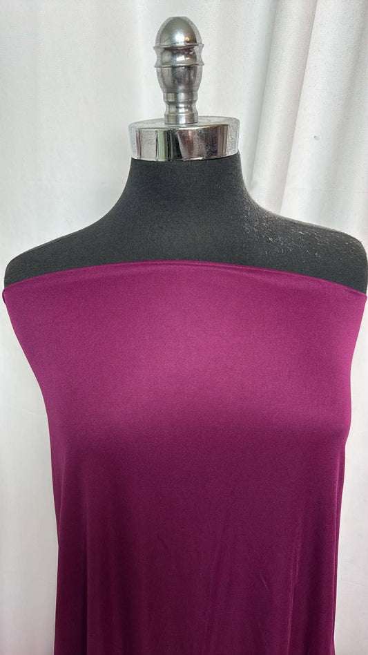 Raspberry - Poly Interlock Lining (Not wicking) - 2 Yard Cut