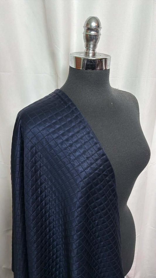 Navy - Poly Quilted - 2 Yard Cut